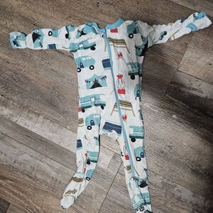 Kids One Piece with Fun Vehicle Print